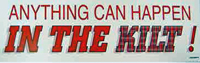 Anything Can Happen car sticker