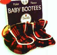 Baby Bootees (tartan)