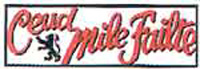 Ceud Mile Faille car sticker