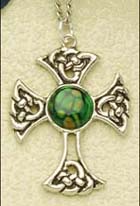 Celtic Cross Pewter Pendant (hp34)