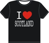 I love Scotland T shirt