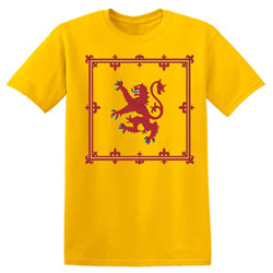 Scottish Lion Rampant T-Shirt (Adult sizes)
