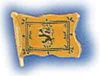 Rampant Lion Lapel Badge