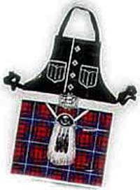 Scottish Kilt Apron p.v.c