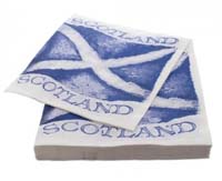 Scottish Flag Napkins