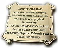 Scots Wha Hae Fridge Magnet