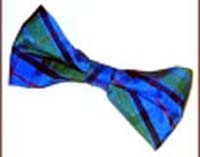 Wing collar Tartan Bow Tie