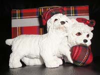 Westies And Ball Ornament